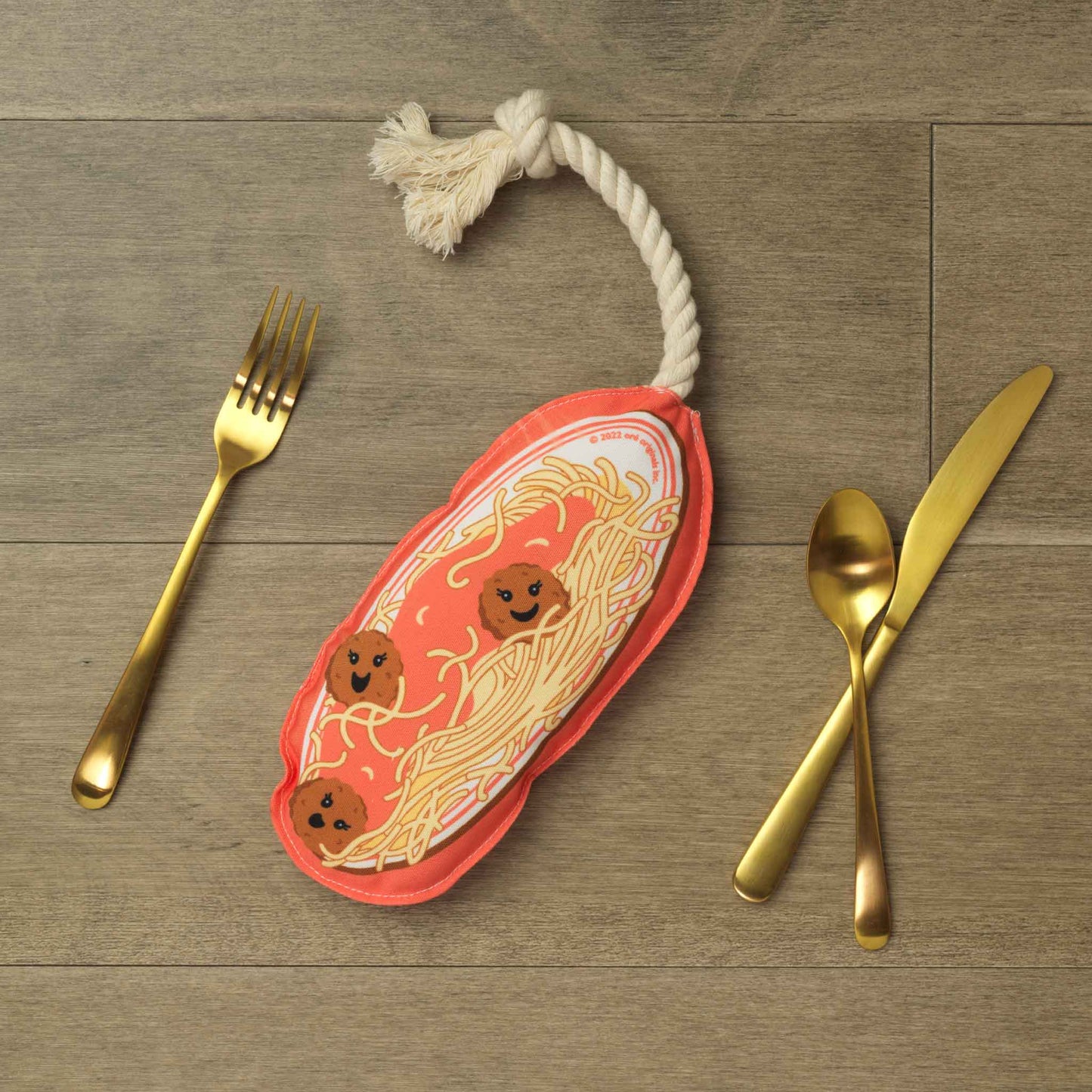 Rope Dog Toy | Spaghetti & Meatballs