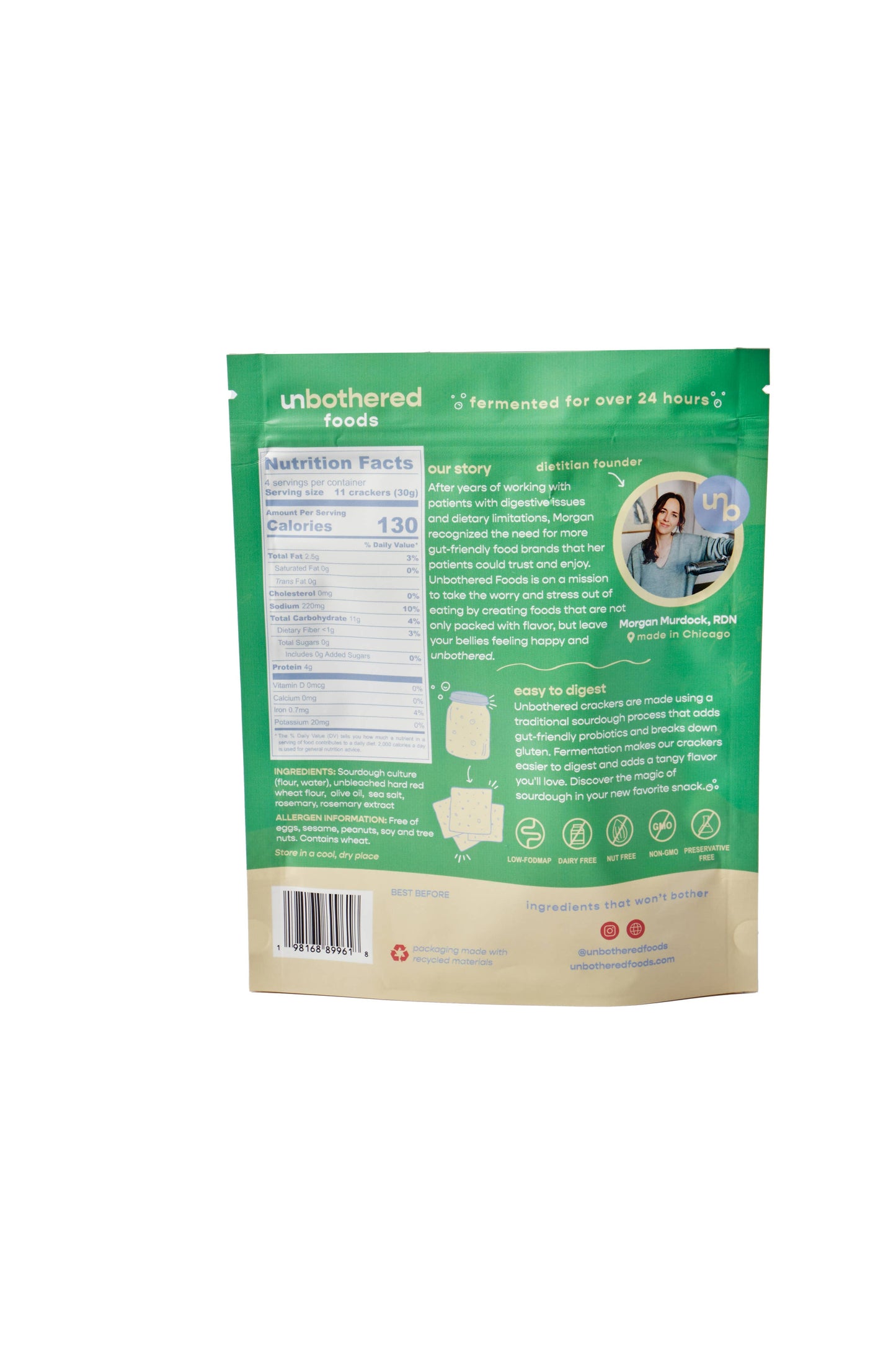Rosemary & Sea Salt Crackers