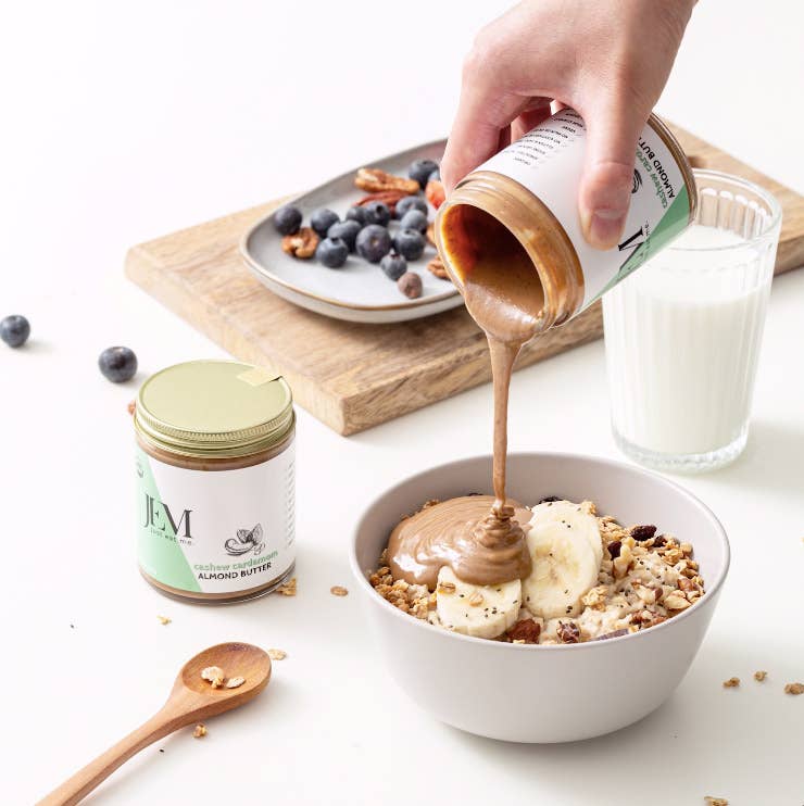 6.52 oz JEM Organics Cashew Cardamom Almond Butter