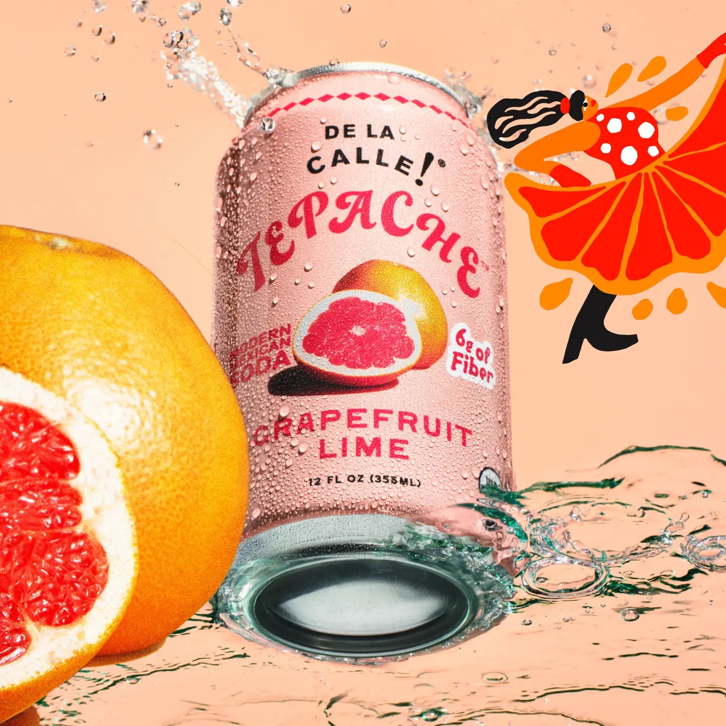 De La Calle Grapefruit Lime Tepache