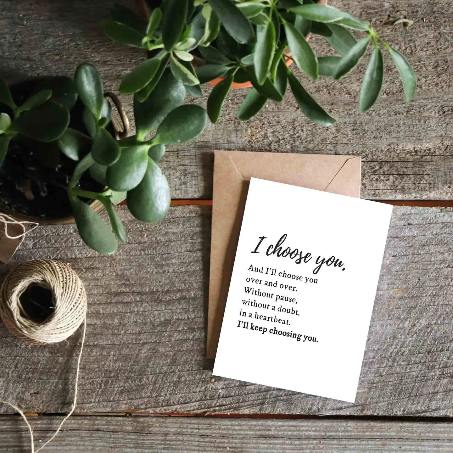 I Choose You Greeting Card