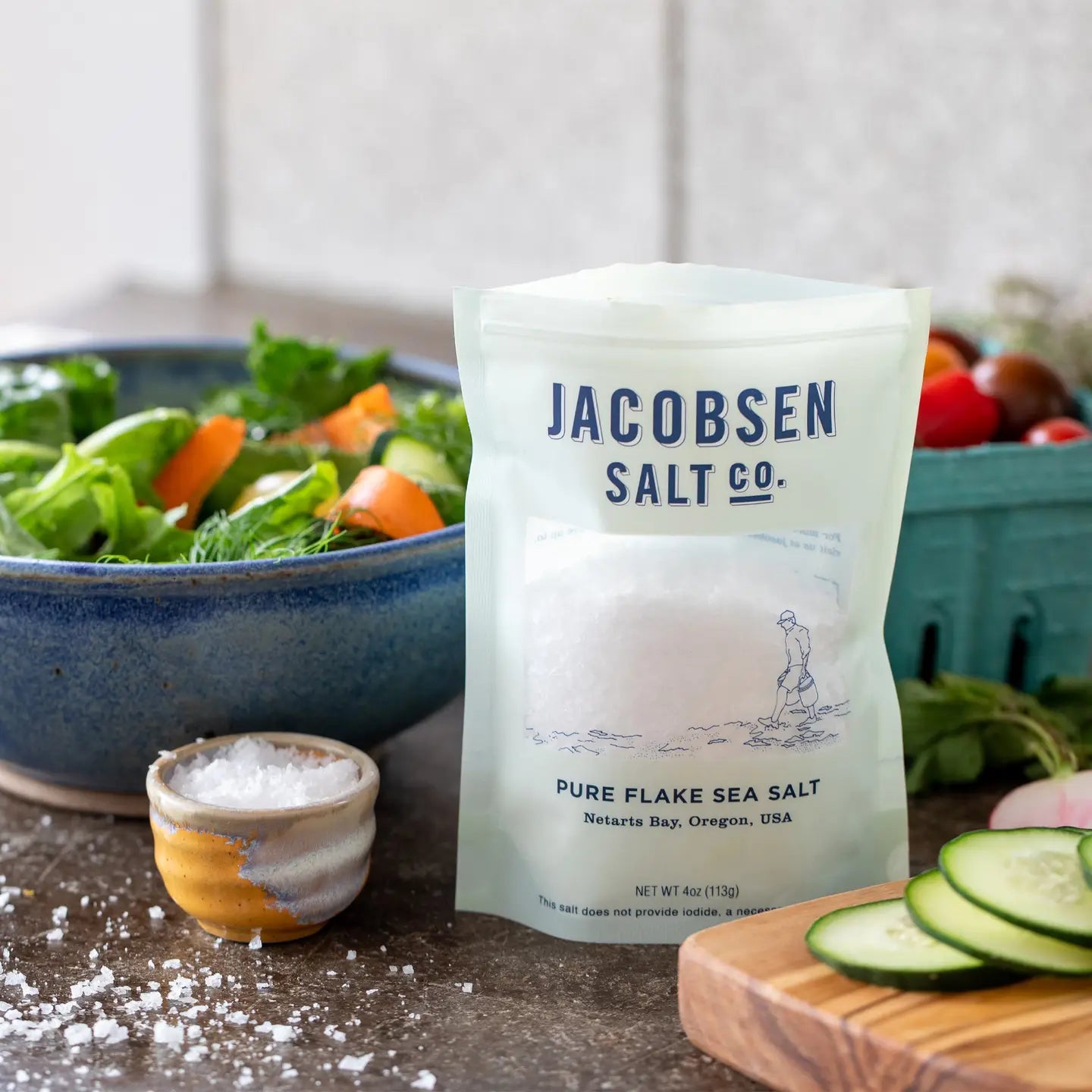 Pure Flake Sea Salt - 4 oz Bag