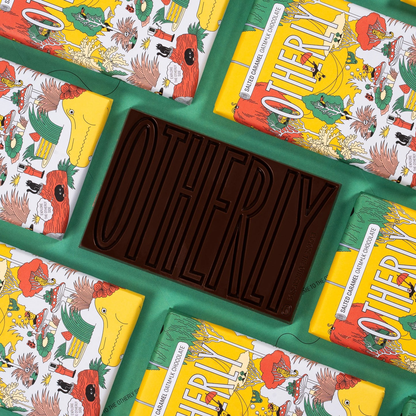 Salted Caramel Oatm*Lk Chocolate Bar 120g | Vegan | Creamy