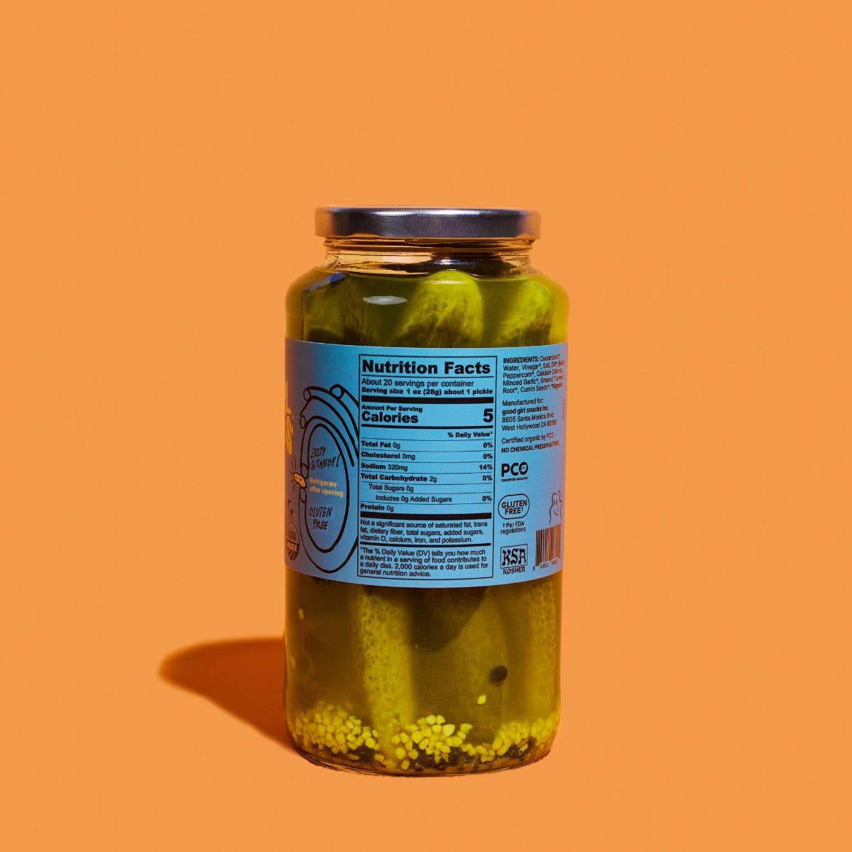 HOT GIRL PICKLES Original Dill 32oz