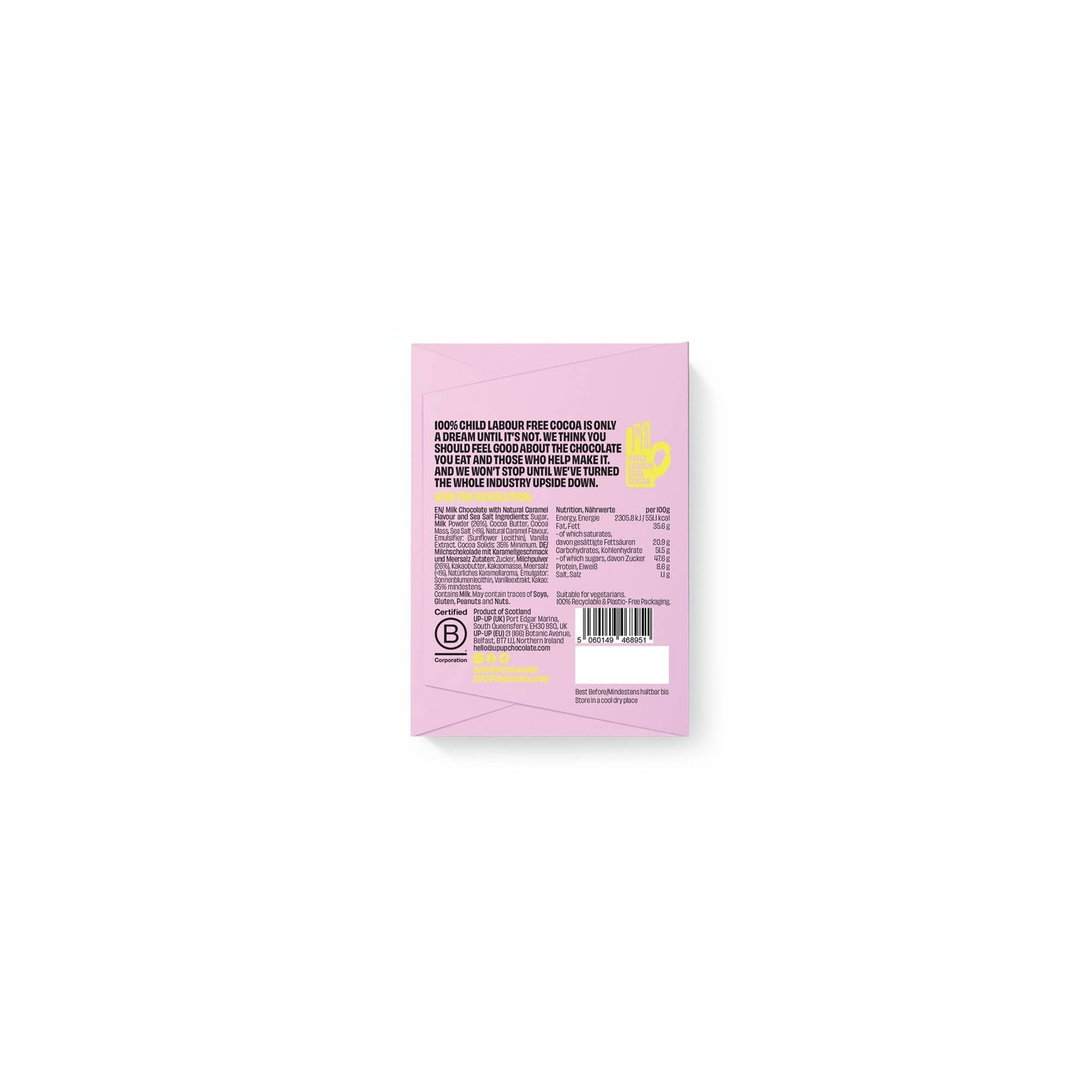 Salted Caramel Chocolate Bar 60g