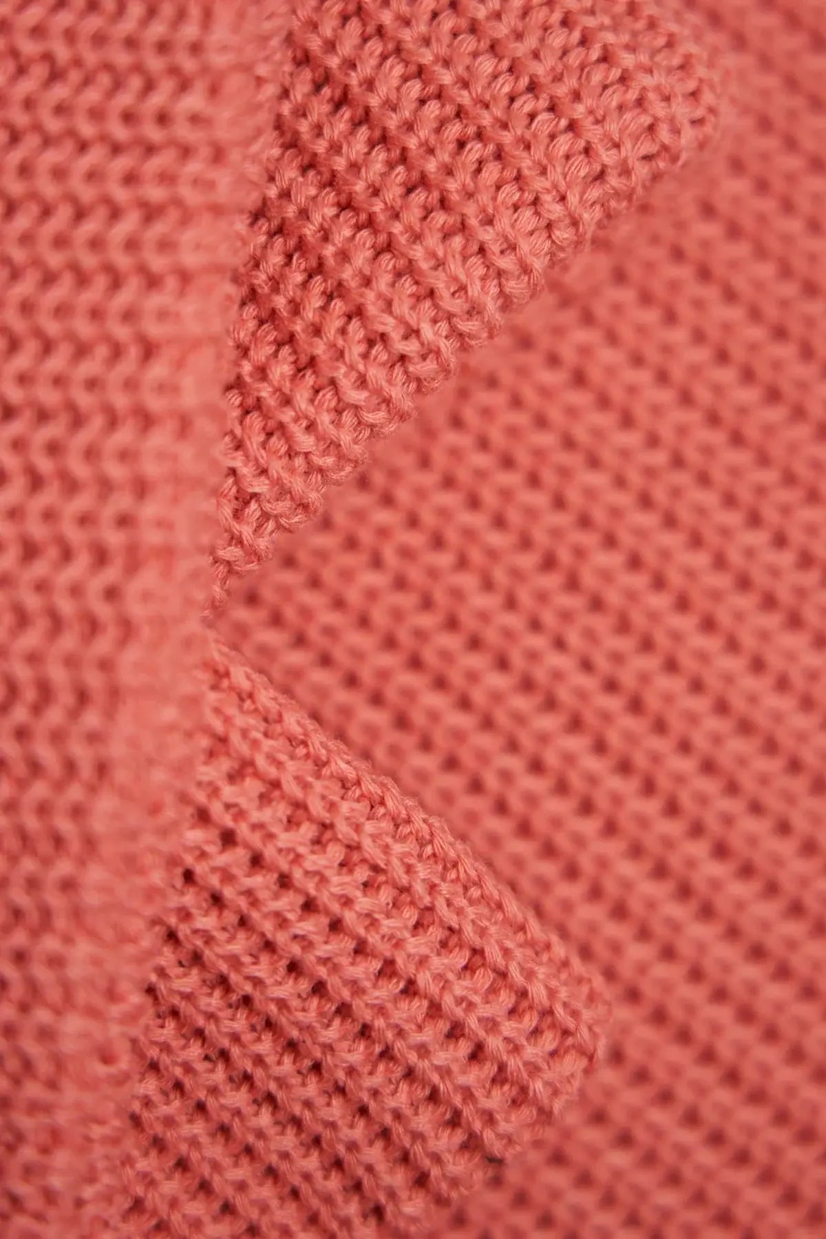 Coral Super Fine Upcycled Cotton Watchcap