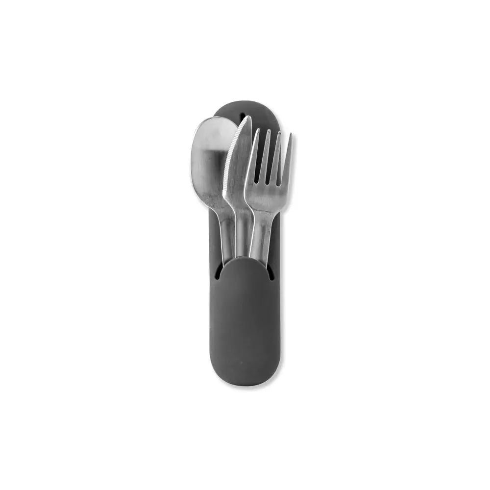 Stainless Steel Utensil Set - Charcoal