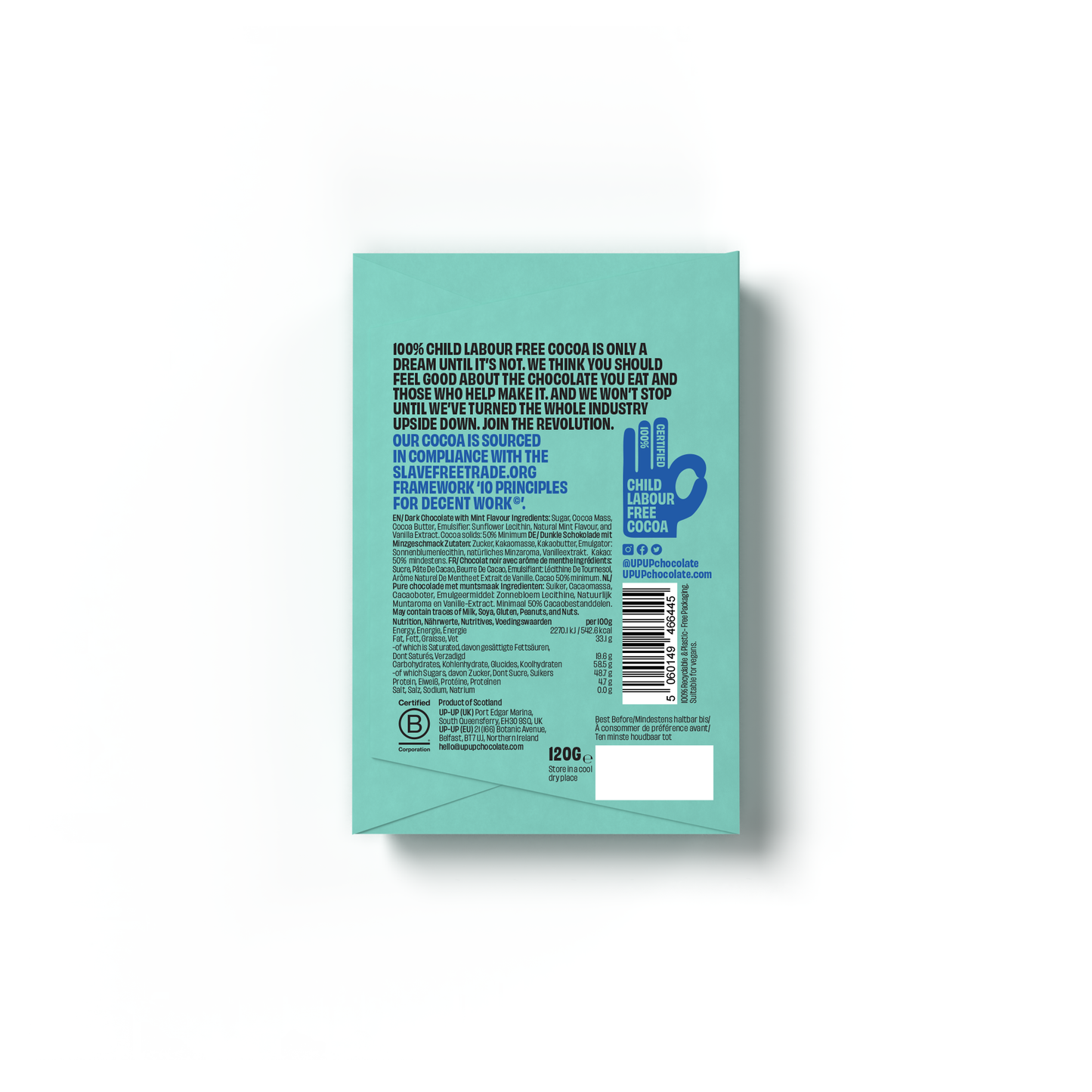 Wild Mint Dark Chocolate Bar