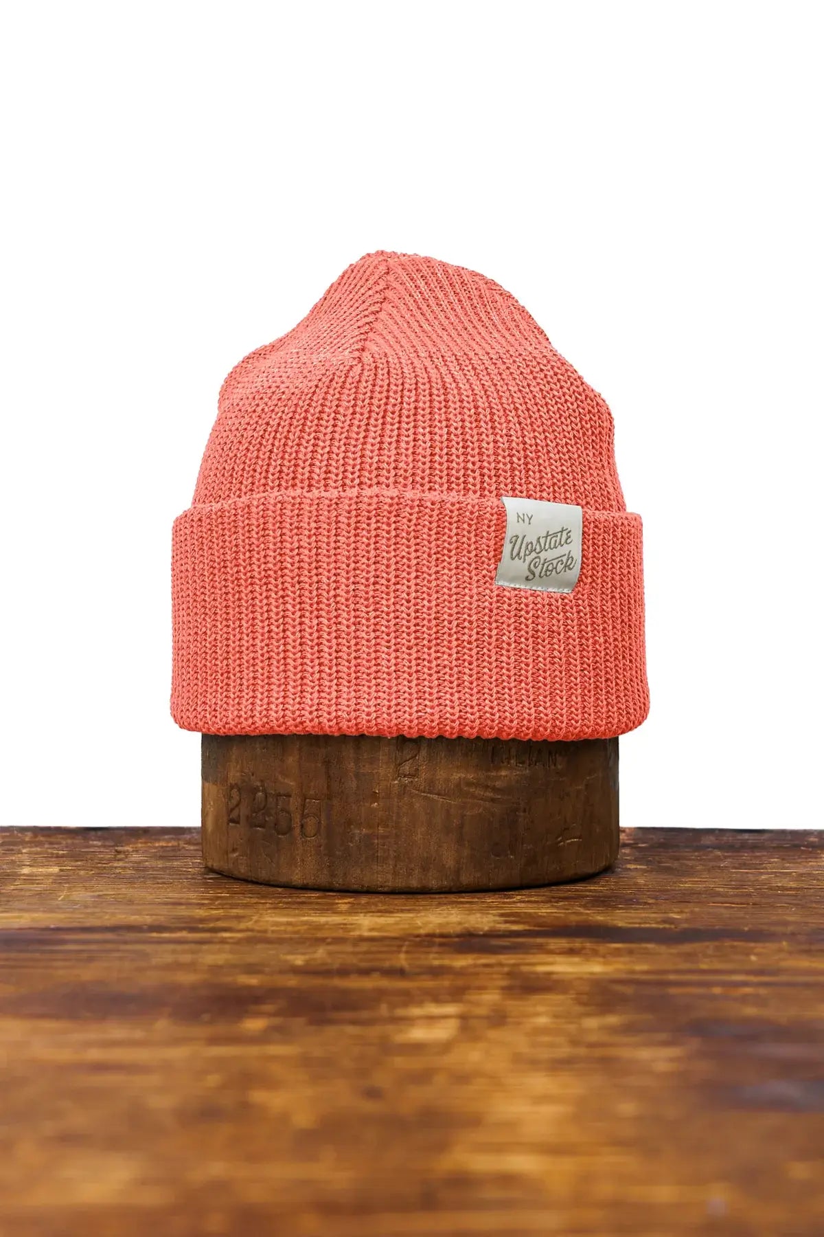 Coral Super Fine Upcycled Cotton Watchcap