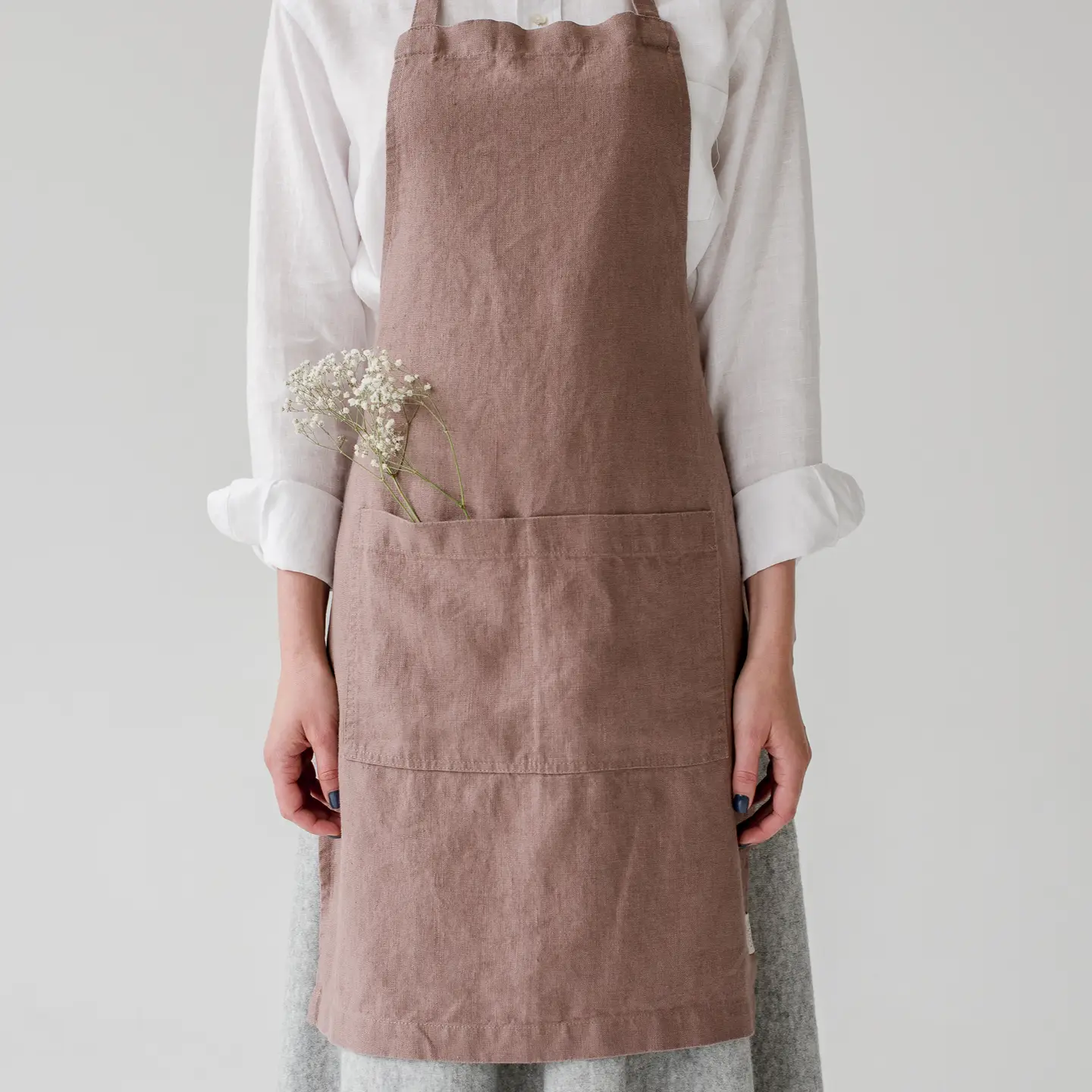 Ashes of Roses Linen Daily Apron