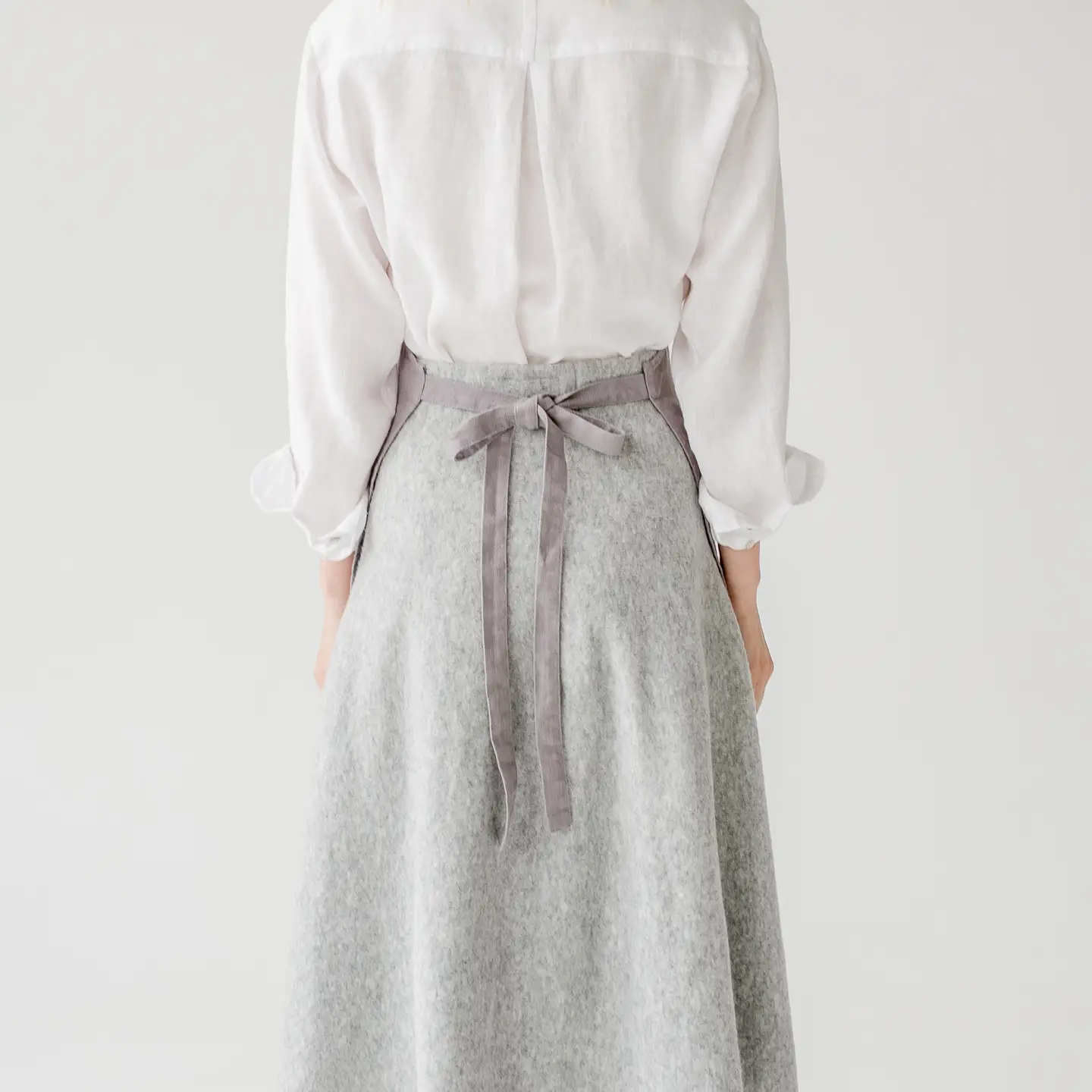 Ash Linen Daily Apron