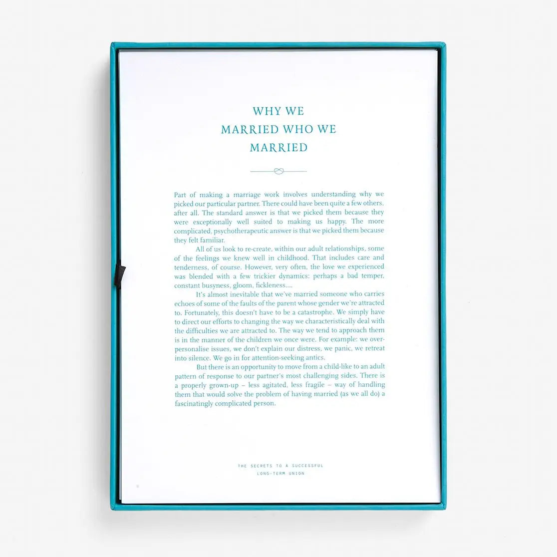 The Marriage Box Card Set