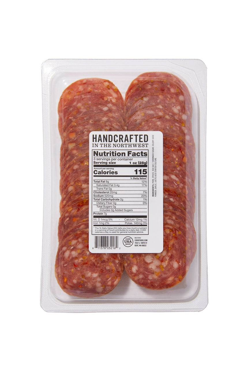 Sliced Pack - Uncured Mustard Salami