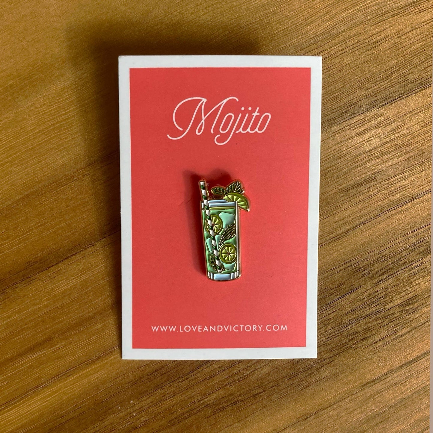 Mojito Cocktail Pin