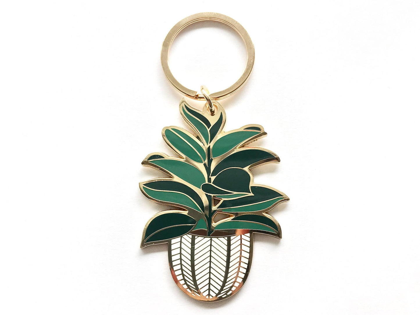 Rubber Tree Keychain