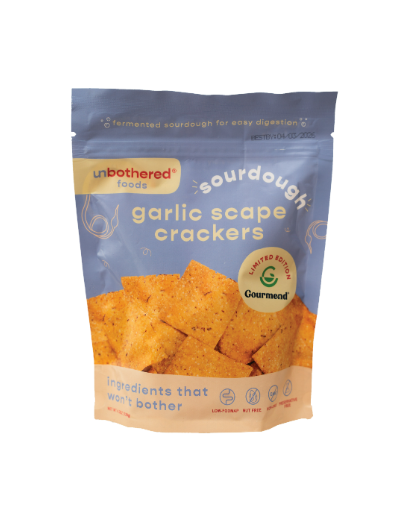 Sourdough Garlic Scape Crackers - Limited Edition