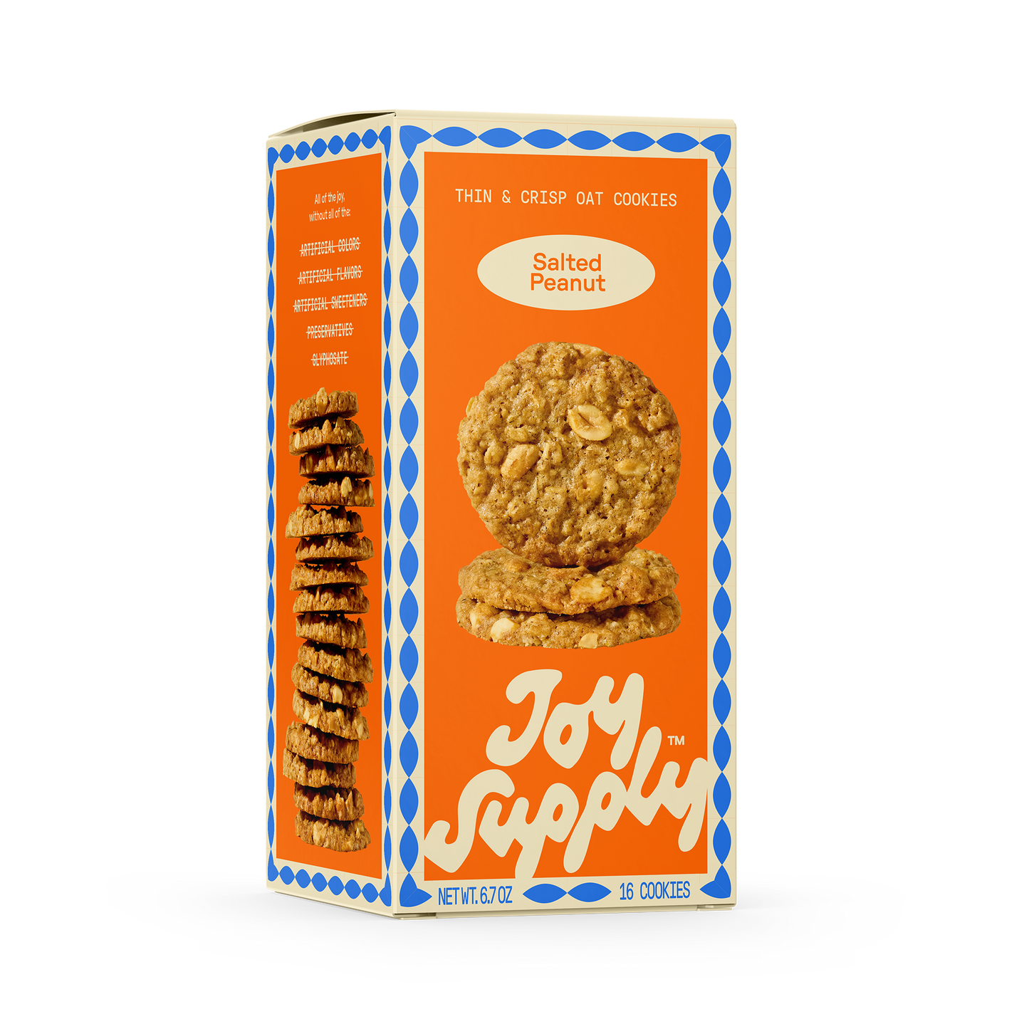 Thin & Crisp Oat Cookies, Salted Peanut