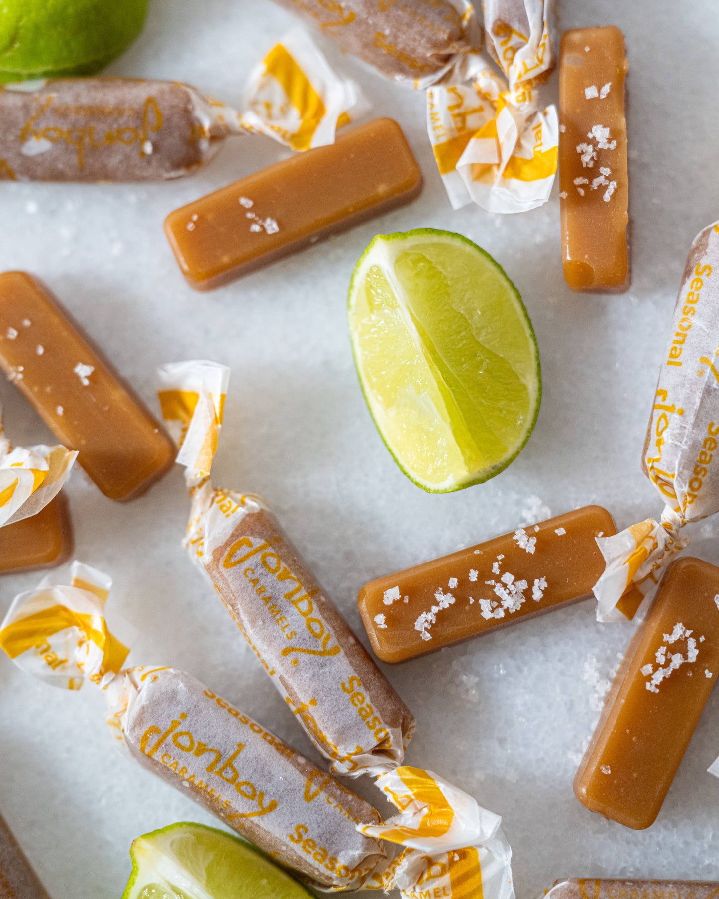 Key Lime with Sea Salt Caramels