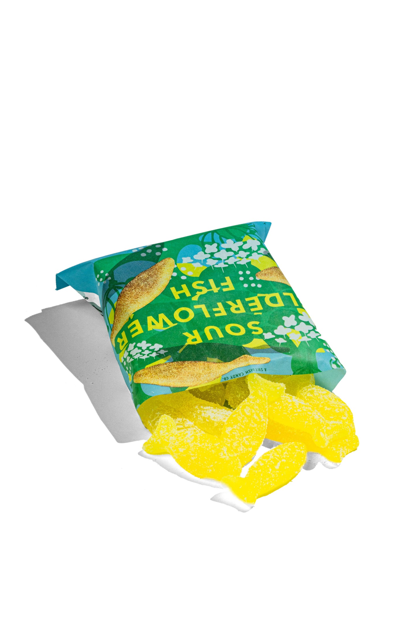 Sour Elderflower Fish - Swedish Candy 5.2oz (150g)