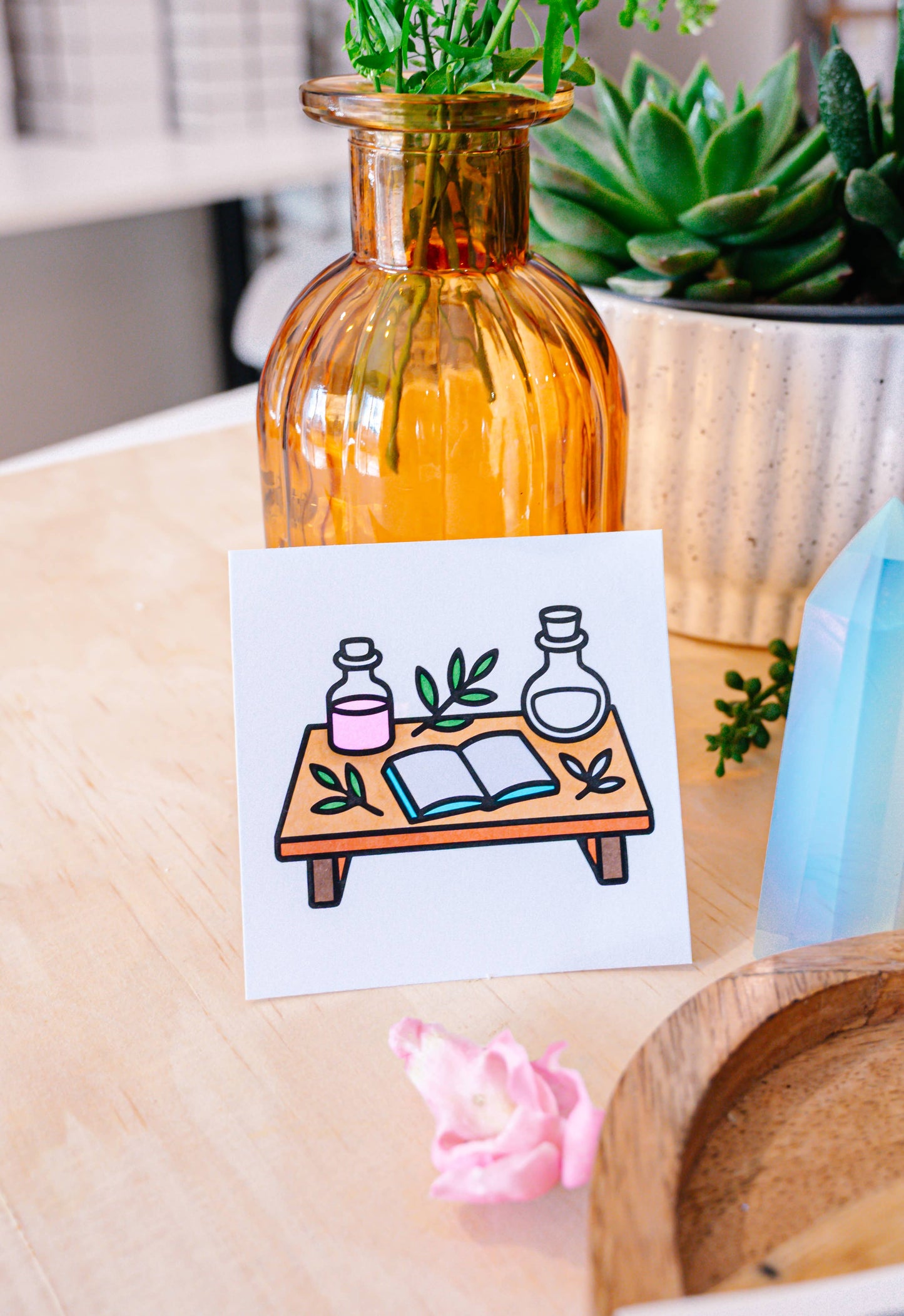 The Pocket Apothecary Mini Coloring Book- Herbology & Witchy