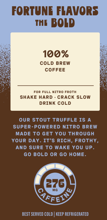 Stout Truffle Single 12 oz Can