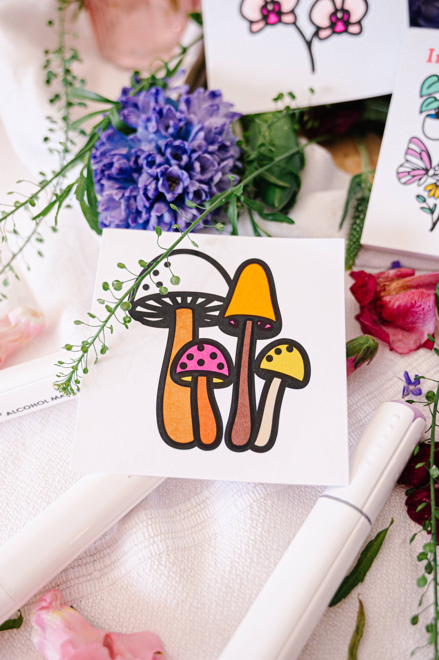 In Sunlight & Soil Mini Coloring Book - Plant & Garden Theme
