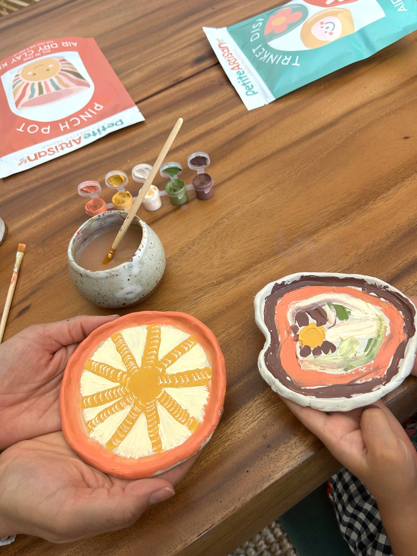 Deluxe Kids Clay Kit Air Dry Pottery Kit All in One Beginner