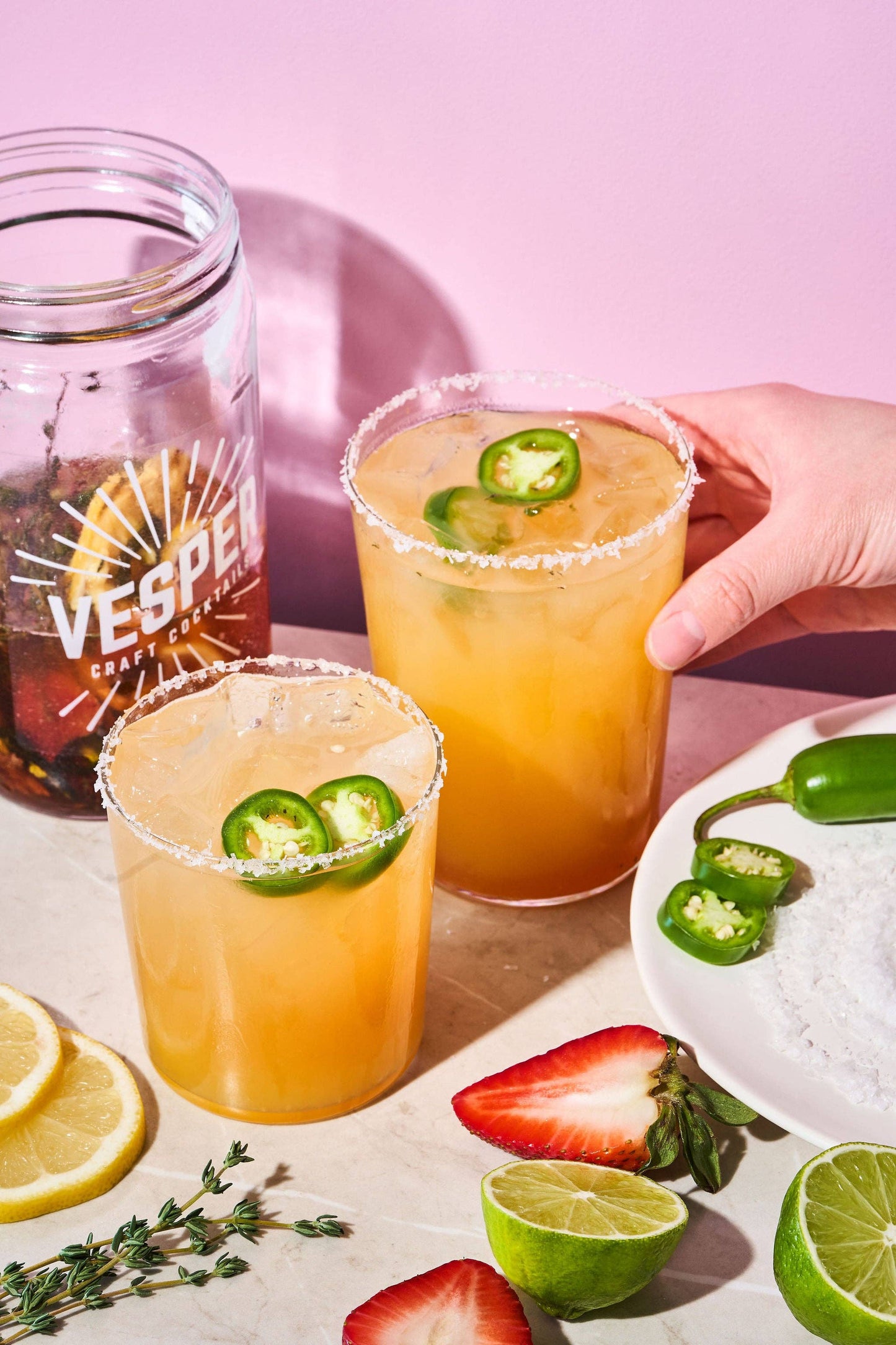 Jalapeño Margarita - 32 oz Cocktail / Mocktail Mixer
