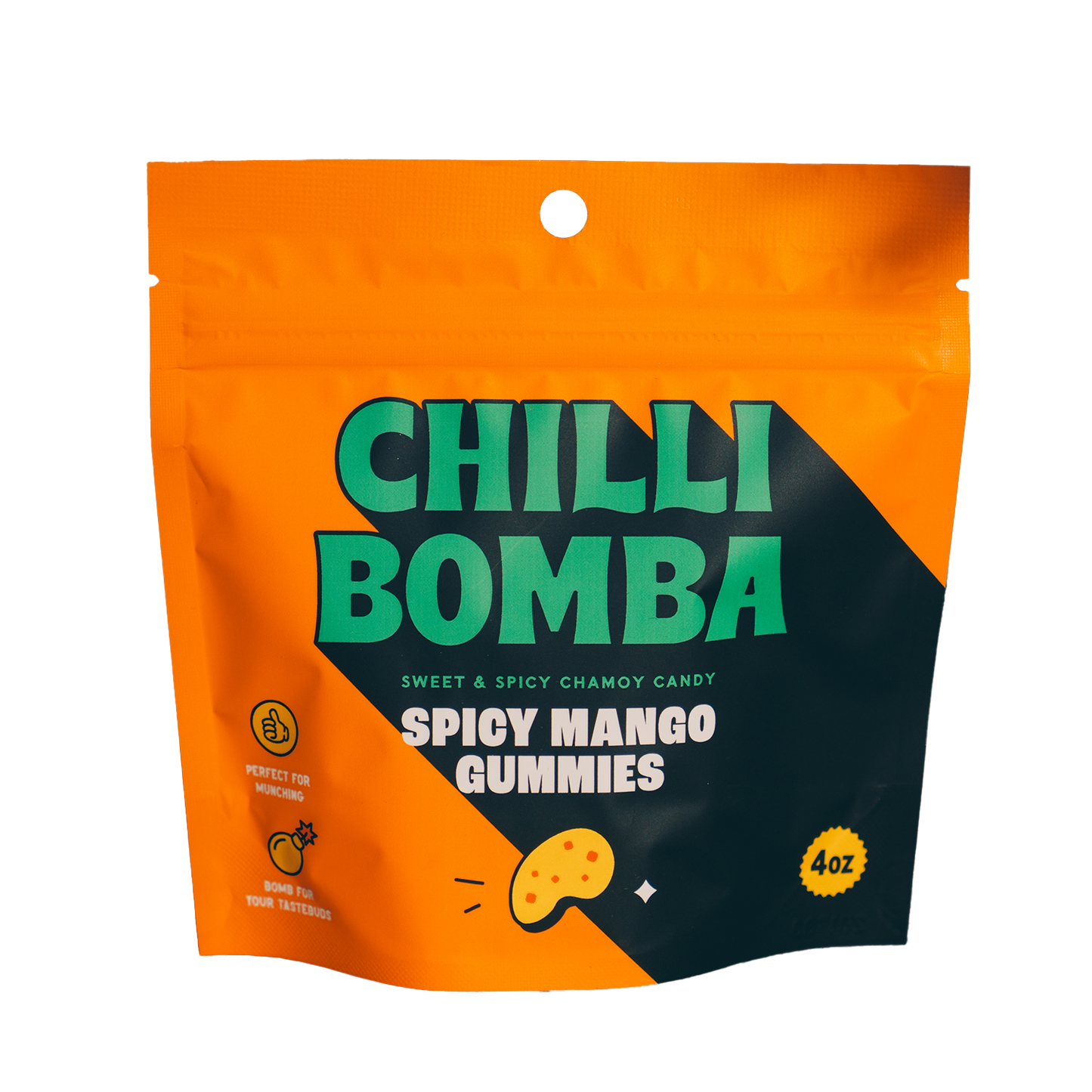 Chilli Bomba Spicy Mango Chili Chamoy Candy 4oz