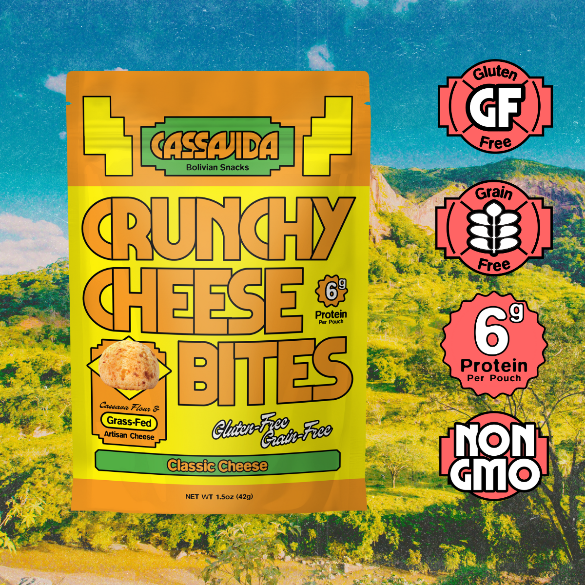 Cassavida Crunchy Cheese Bites – Gluten-Free Cassava Snack