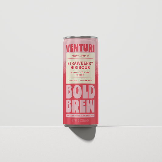 Strawberry Hibiscus Single 12 oz Can