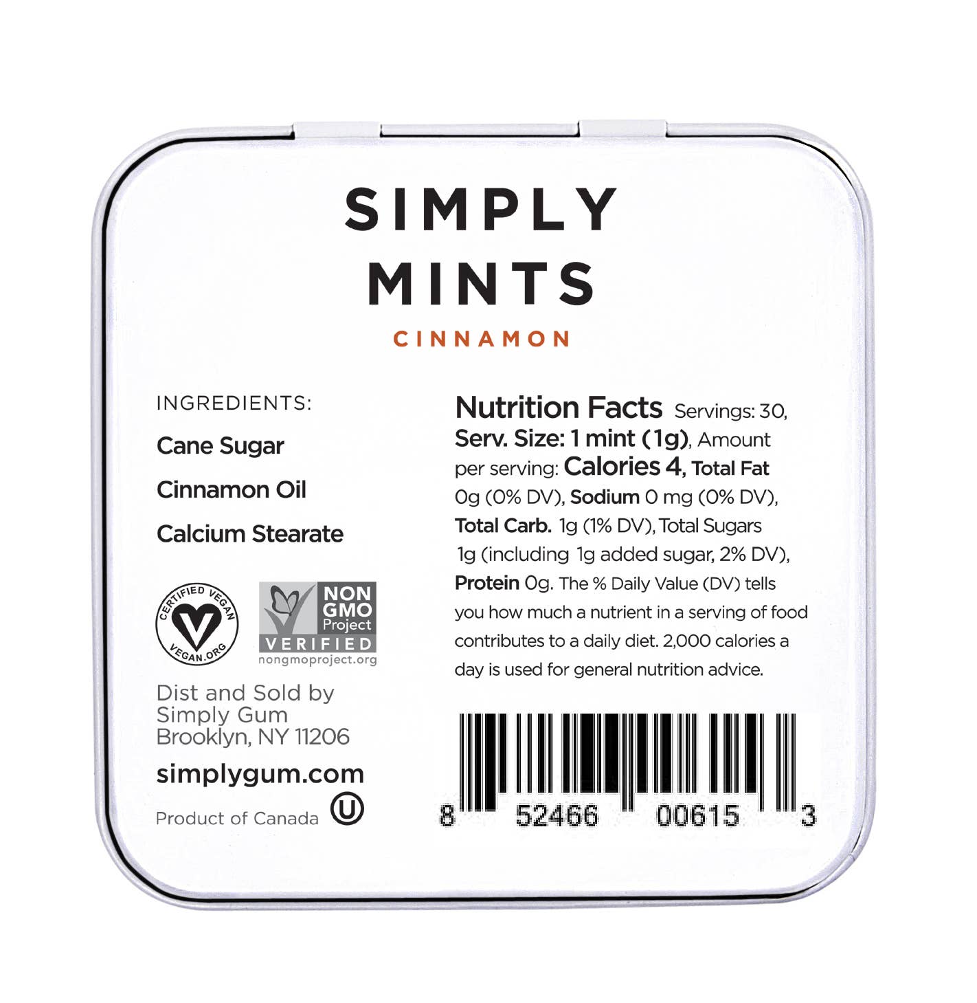 Simply Mints - Cinnamon