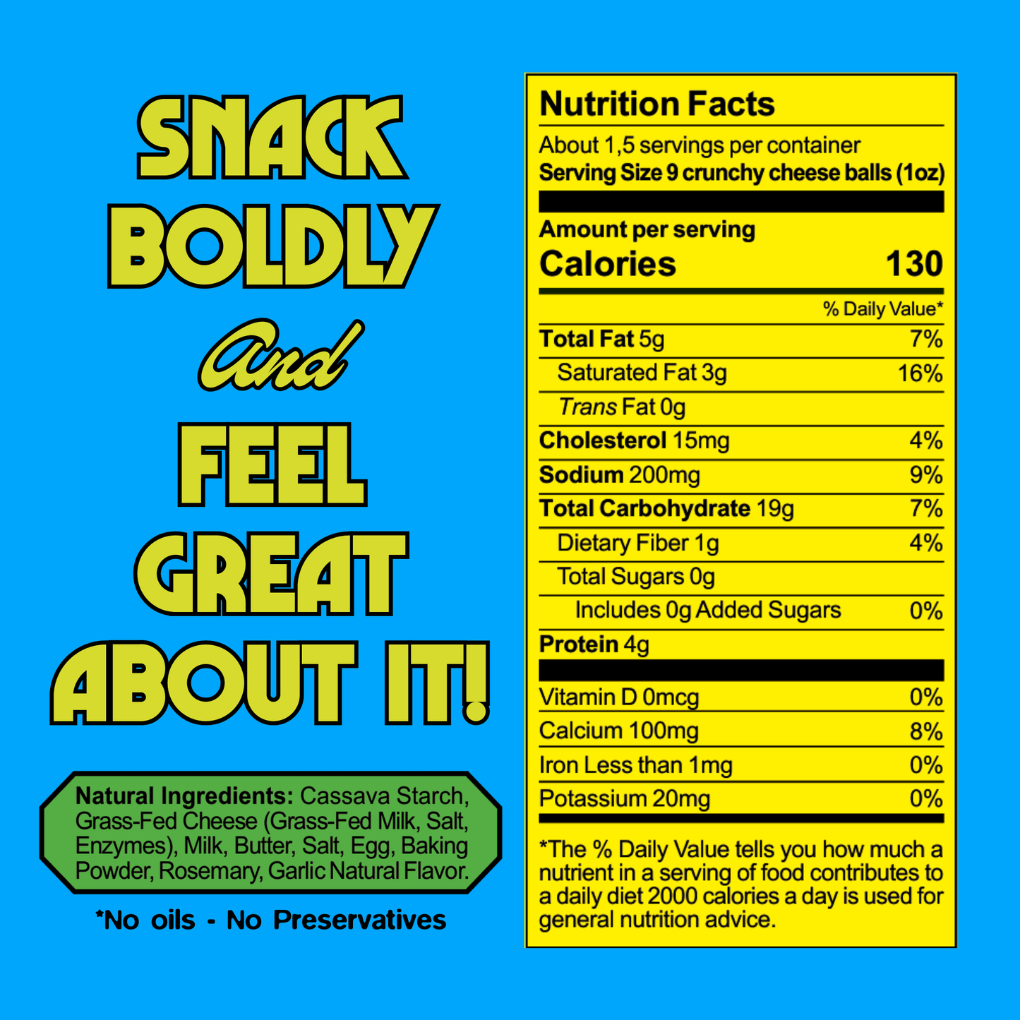 Cassavida Cheese Bites – Rosemary Garlic Gluten-Free Snack
