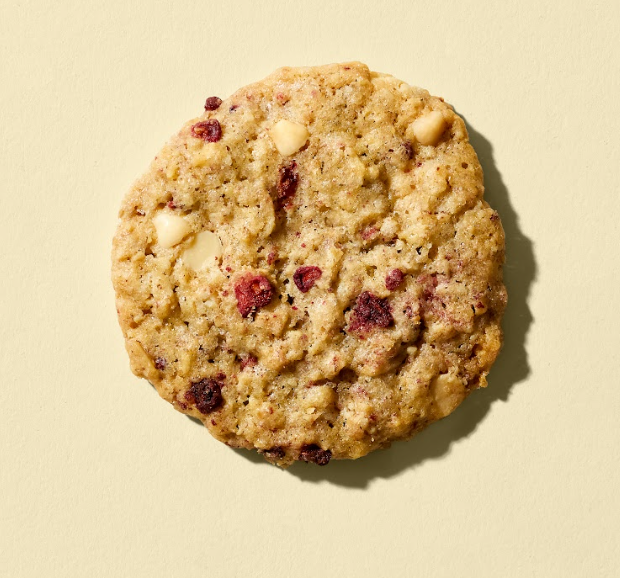Thin & Crisp Oat Cookies, White Chocolate Raspberry