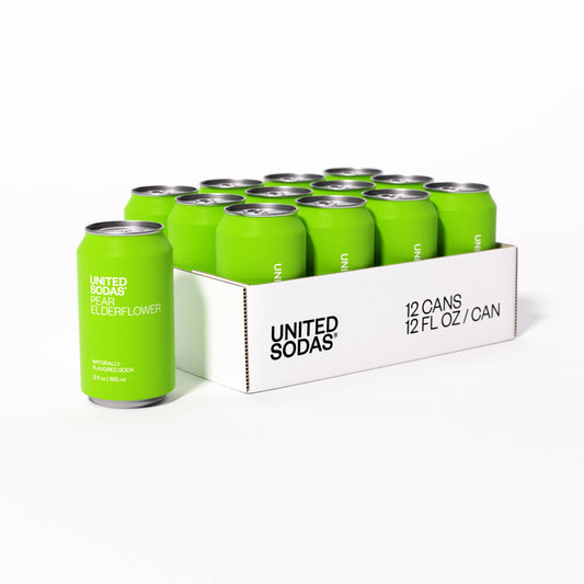 Naturally Flavored Soda - Pear Elderflower