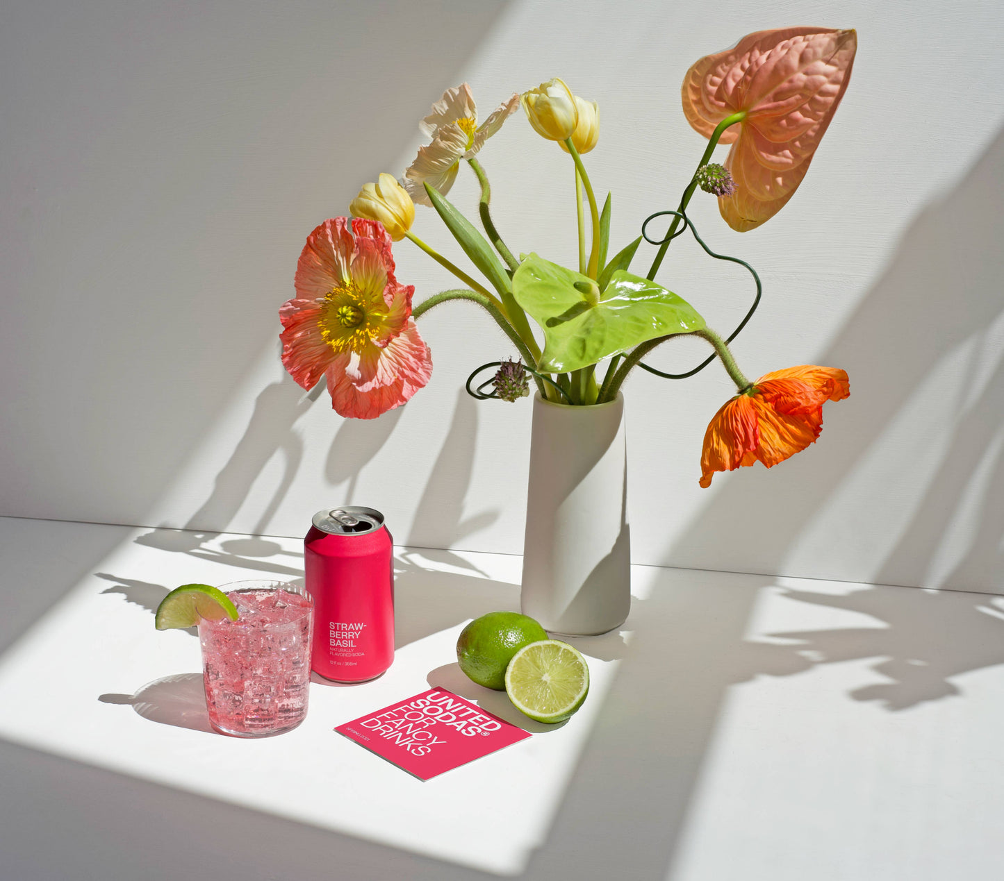 Naturally Flavored Soda - Strawberry Basil