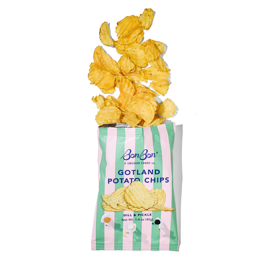 BonBon's Dill and Pickle Potato Chips