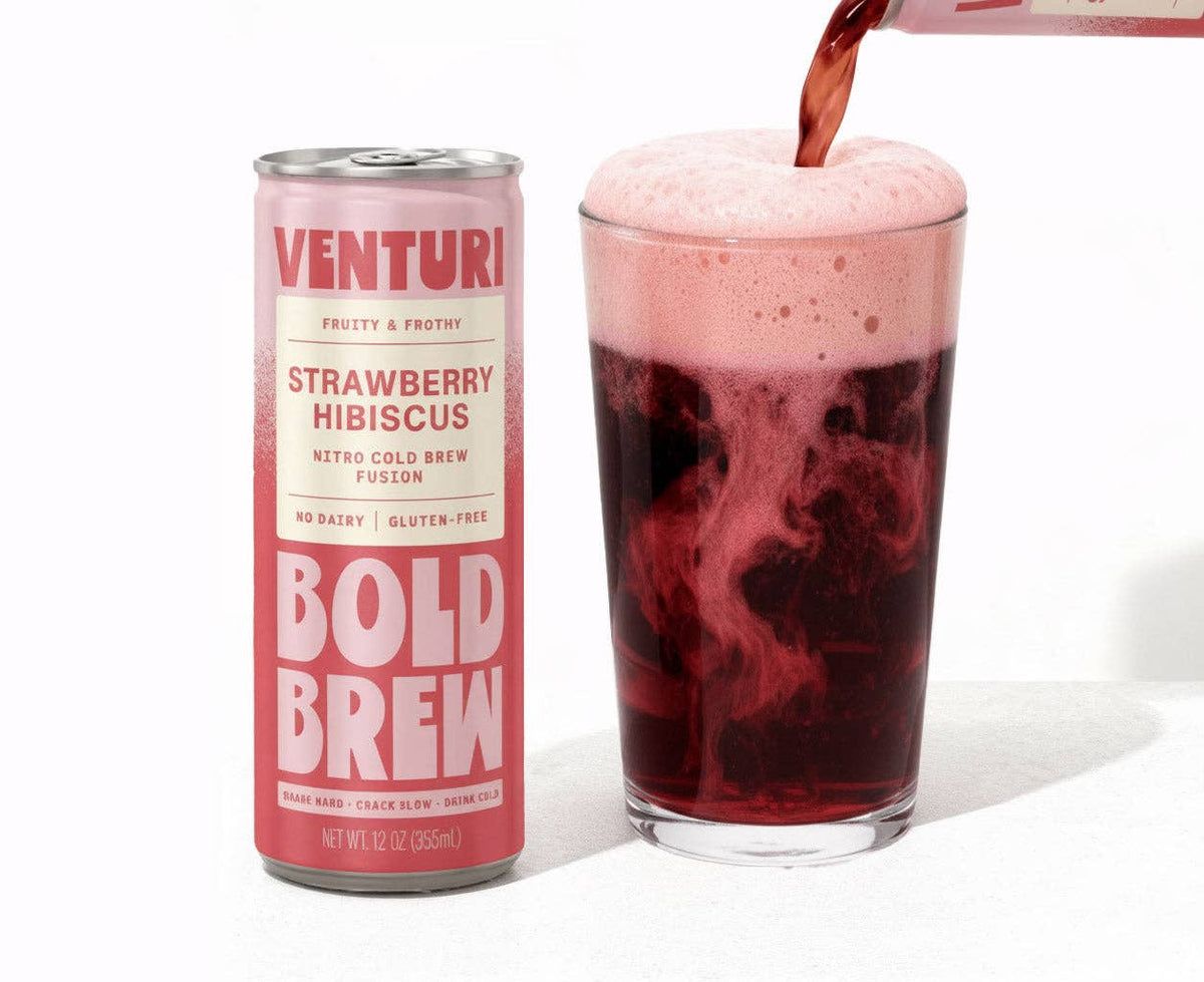 Strawberry Hibiscus Single 12 oz Can