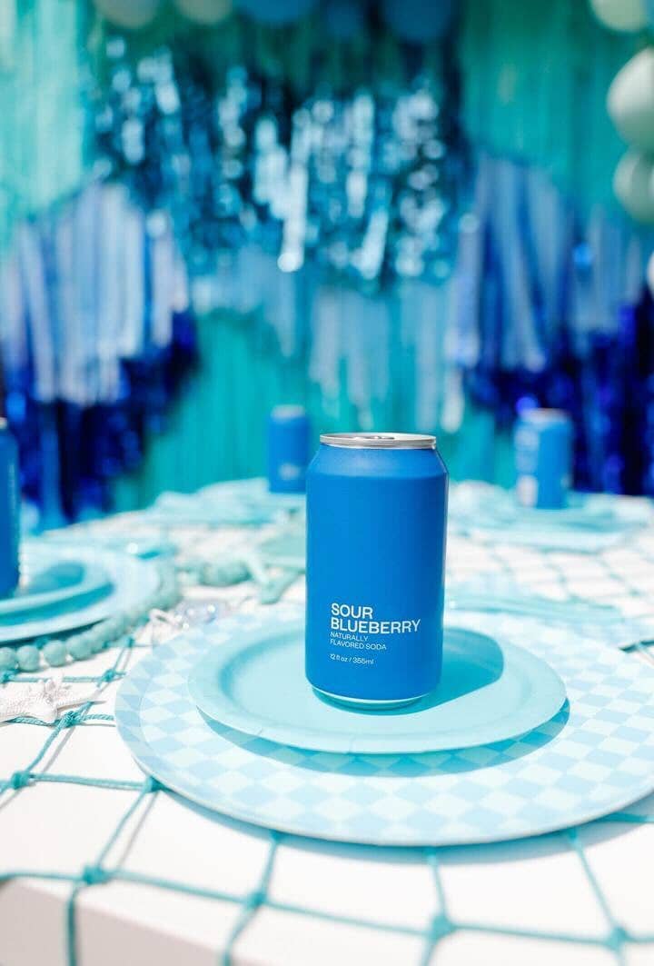 Naturally Flavored Soda - Sour Blueberry