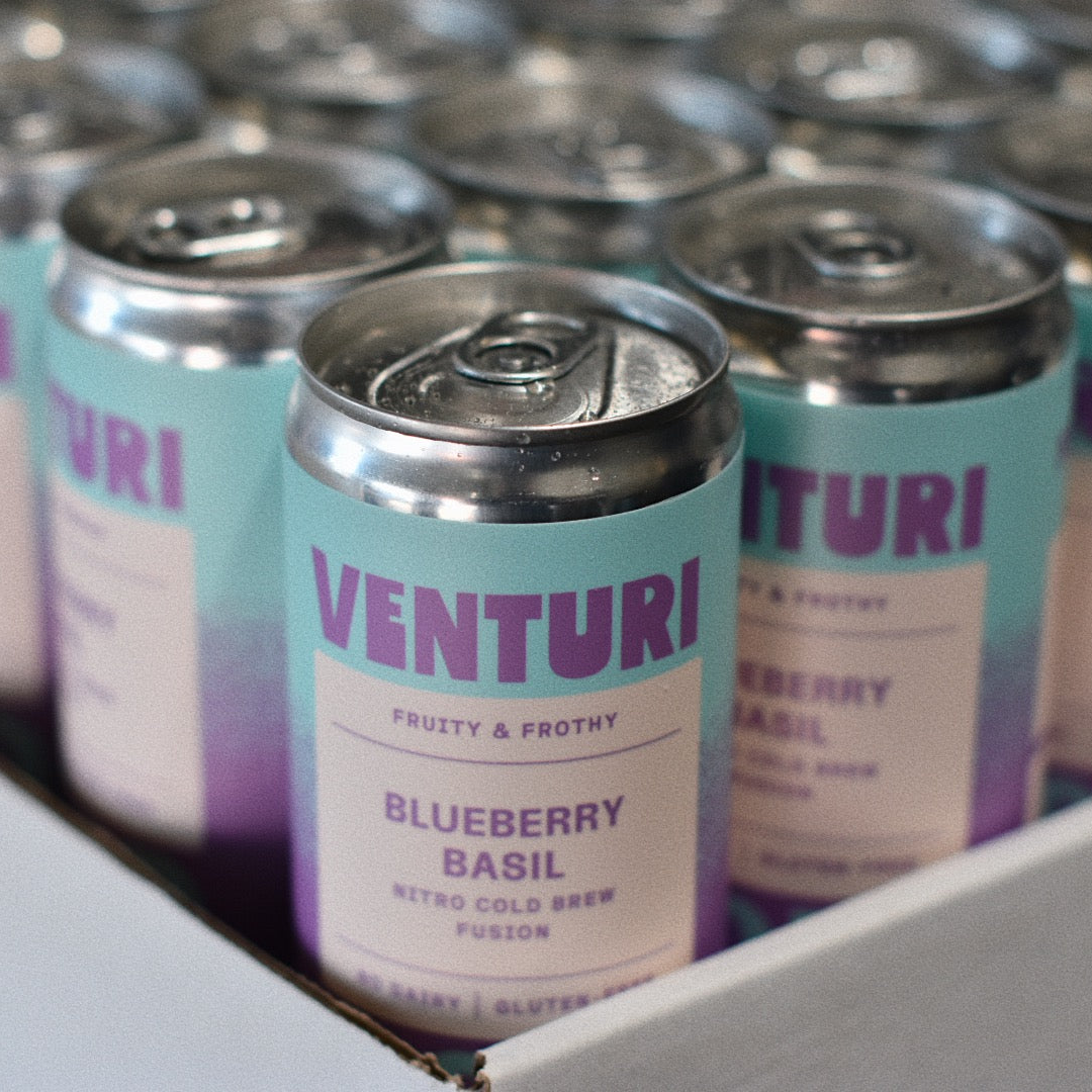 Blueberry Basil Single 12 oz Can