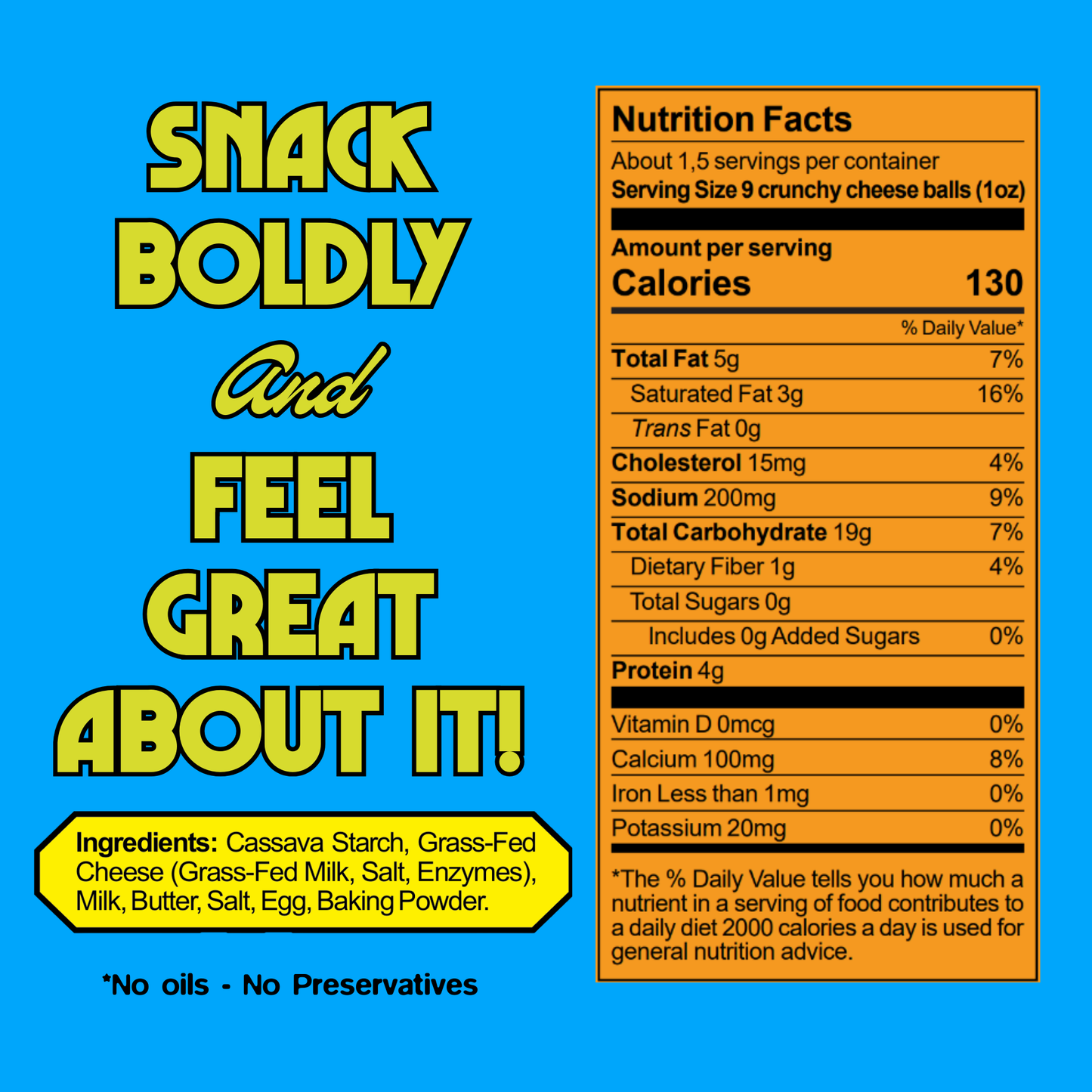 Cassavida Crunchy Cheese Bites – Gluten-Free Cassava Snack