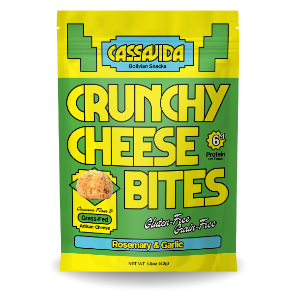 Cassavida Cheese Bites – Rosemary Garlic Gluten-Free Snack