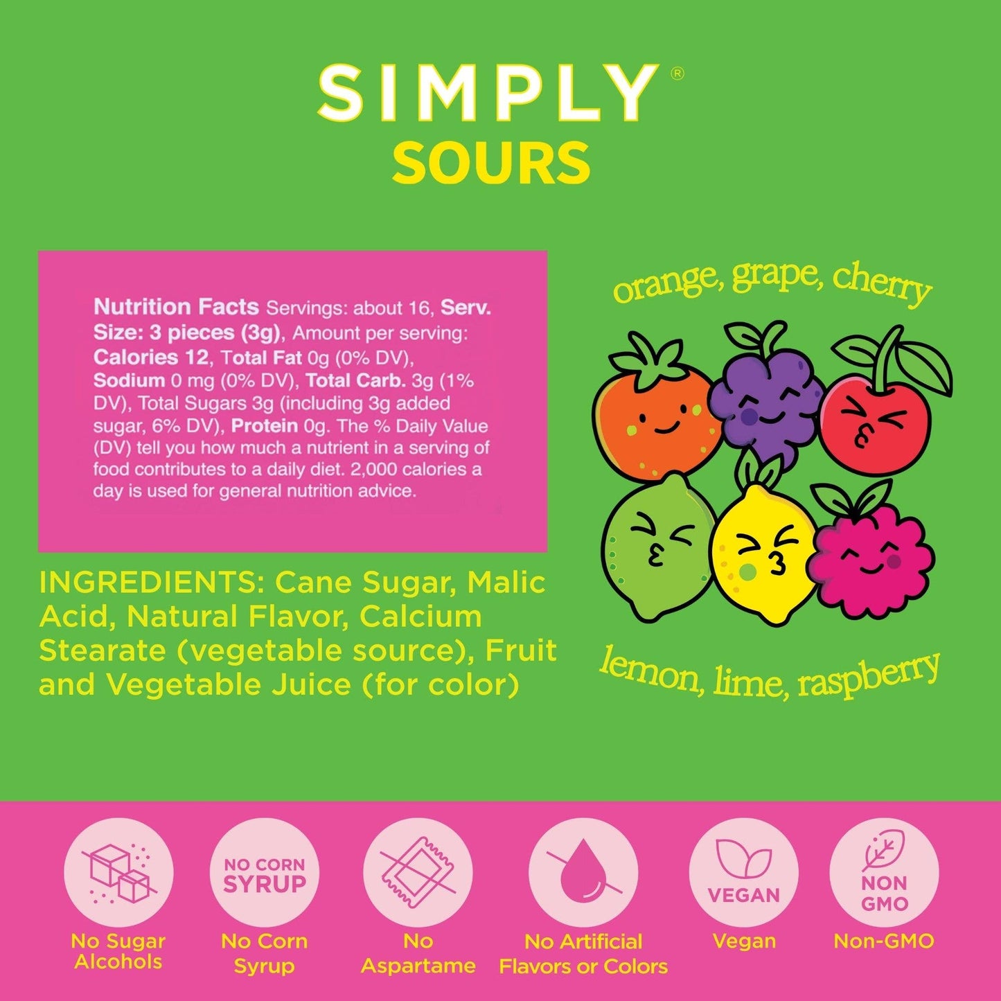Simply Sours - Citrus Berry