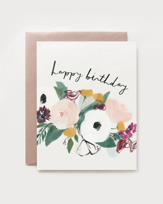 Anemone Birthday Card