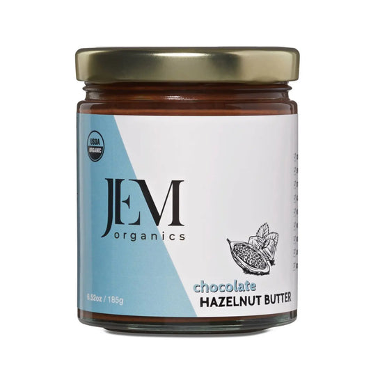 6.52 oz JEM Organics New Chocolate Hazelnut Butter