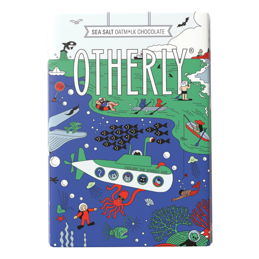 Sea Salt Oatm*Lk Chocolate Bar 120g | Vegan | Creamy