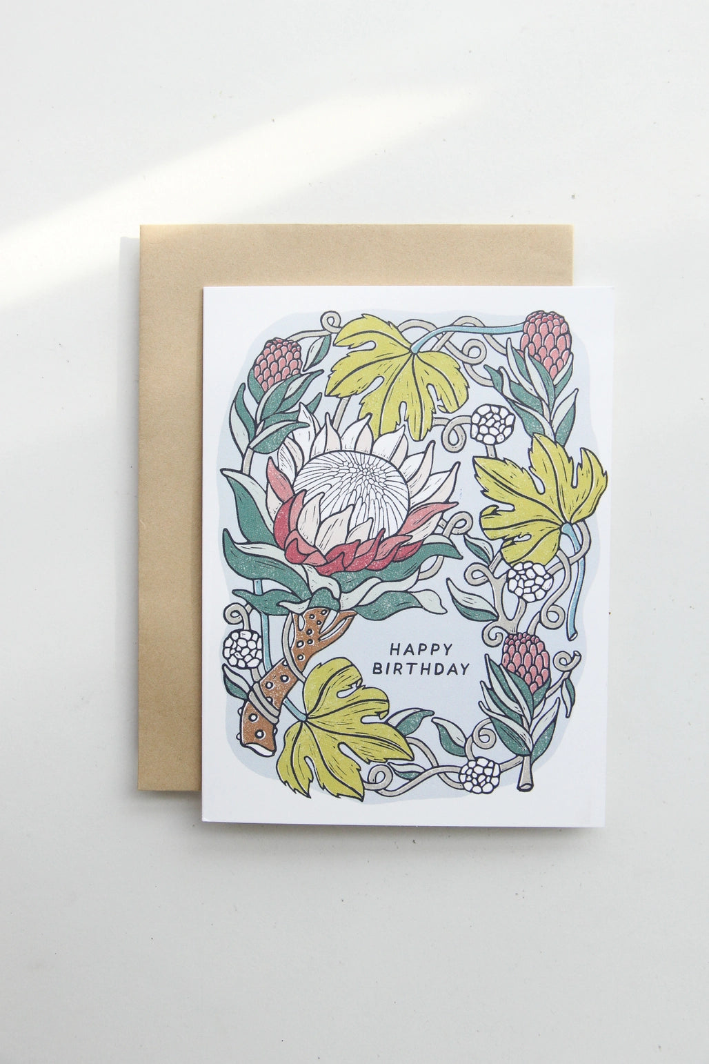 Happy Birthday - Protea Eco-Friendly Birthday Card