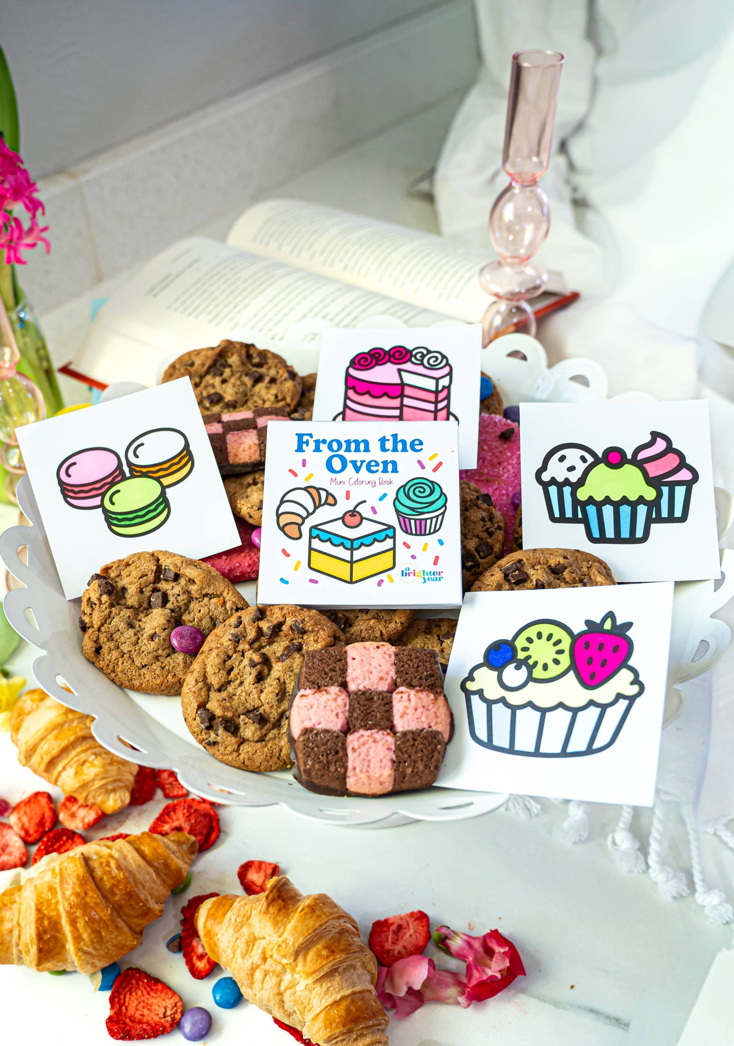 From The Oven Mini Coloring Book - Bakery & Sweets Themed