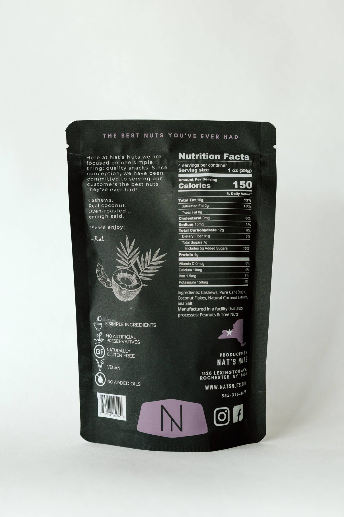 Toasted Coconut Cashews