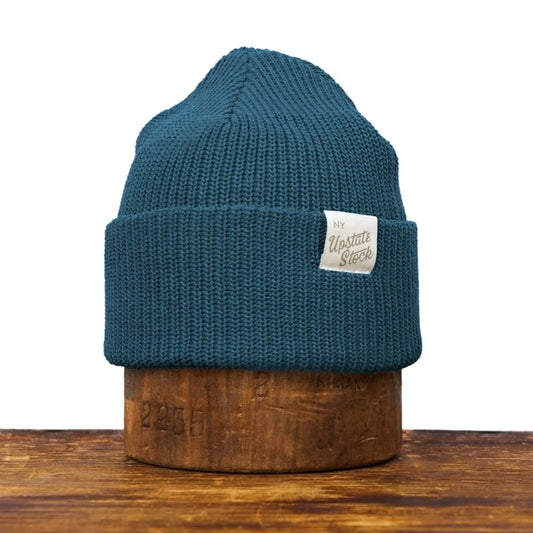 Aqua Upcycled Cotton Watchcap